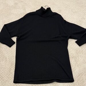 Black Turtleneck Sweater Dress